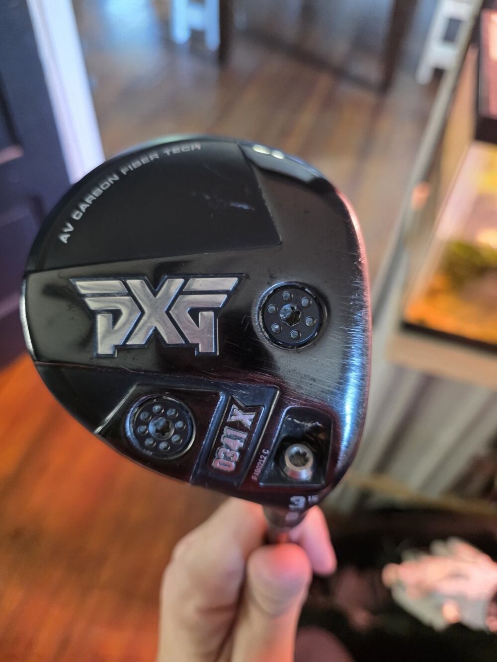 PXG 0341X 3-Wood Fairway Wood 15° Regular Flex Graphite Shaft Carbon Fiber Head